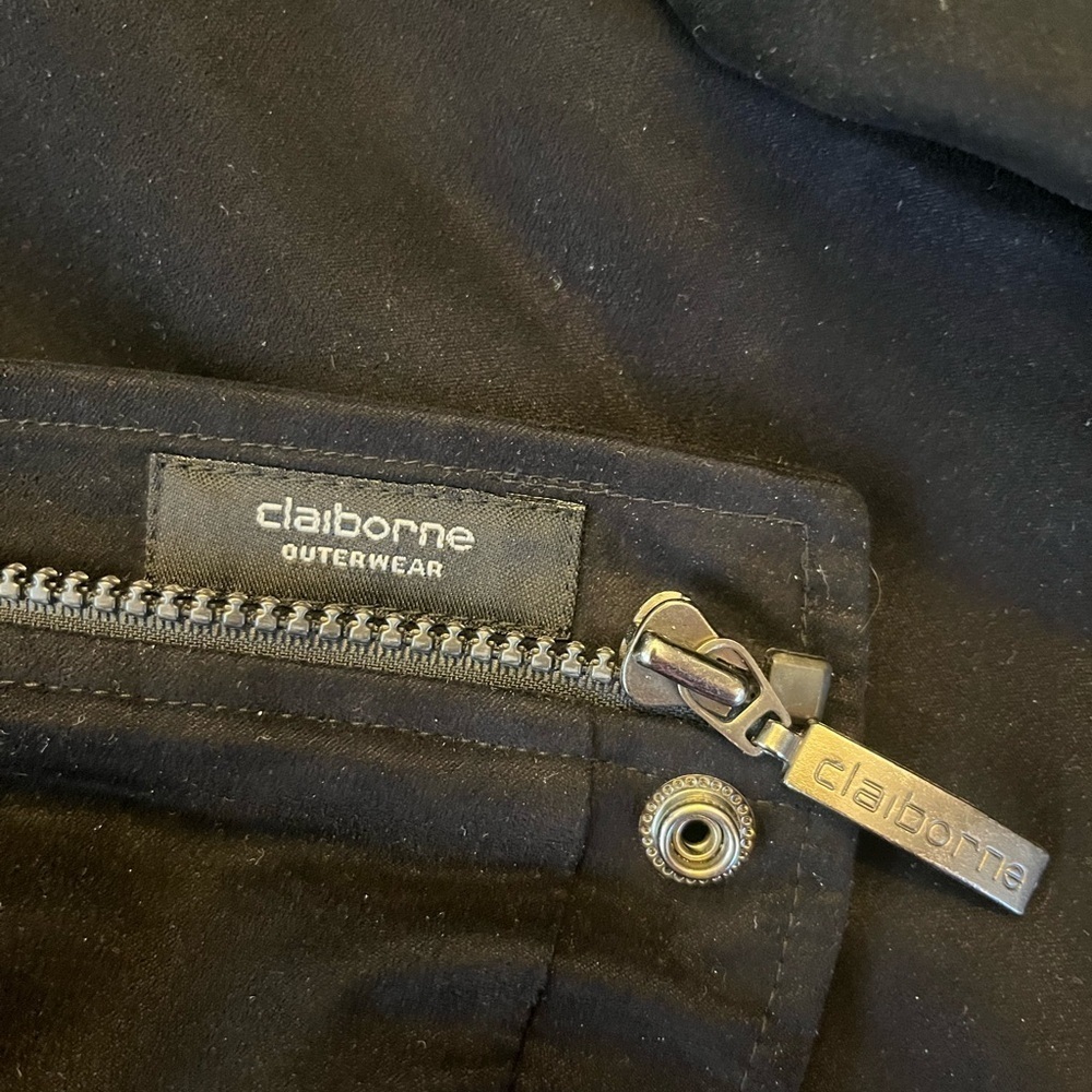 Claiborne Men's Black Jacket size M - Picture 6 of 7